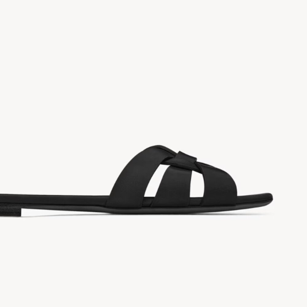 Saint Laurent Tribute Nu Pieds 05 leather sandals - Picture 2 of 6